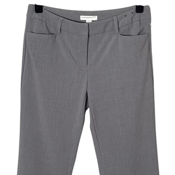 New York & Company Gray Stretch Mid Rise Straight Leg Pant Size 0 - Picture 6 of 8